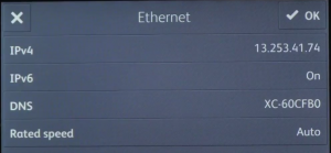 Versalink Ethernet Selection