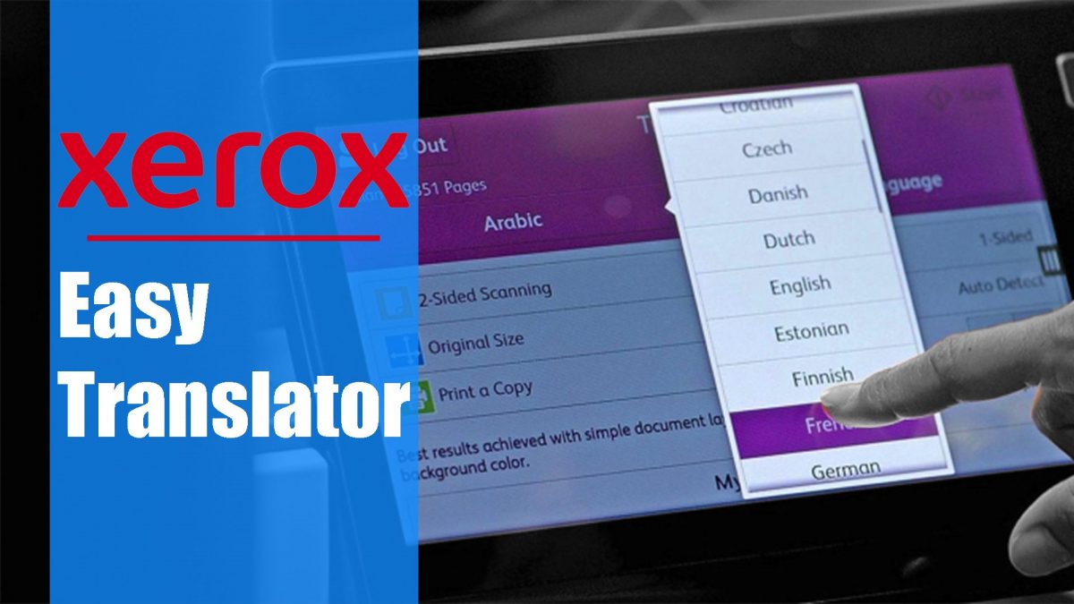 What is Xerox Easy Translator?